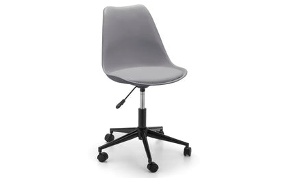 Julian Bowen Super Sleek Office Chair | Erika | - Wood Velvet