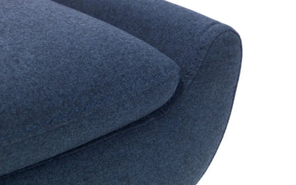 Simplistic Blue Linen Sofabed | Gaudi | Julian Bowen