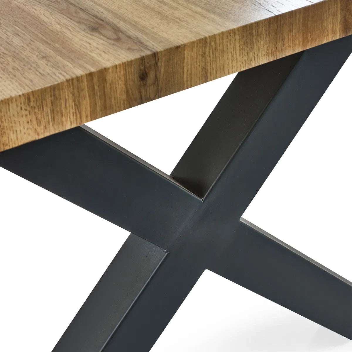 Julian Bowen Harvey Waved-edge Coffee Table In Oak Effect