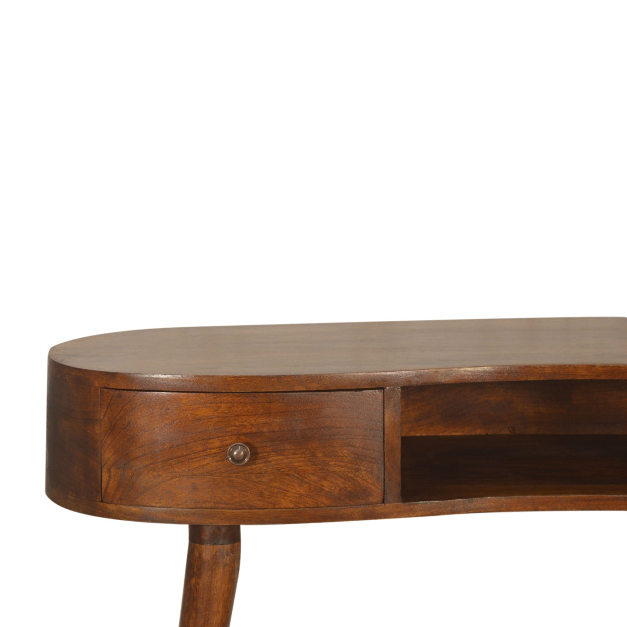 Chestnut Wave Writing Desk - Wood Velvet