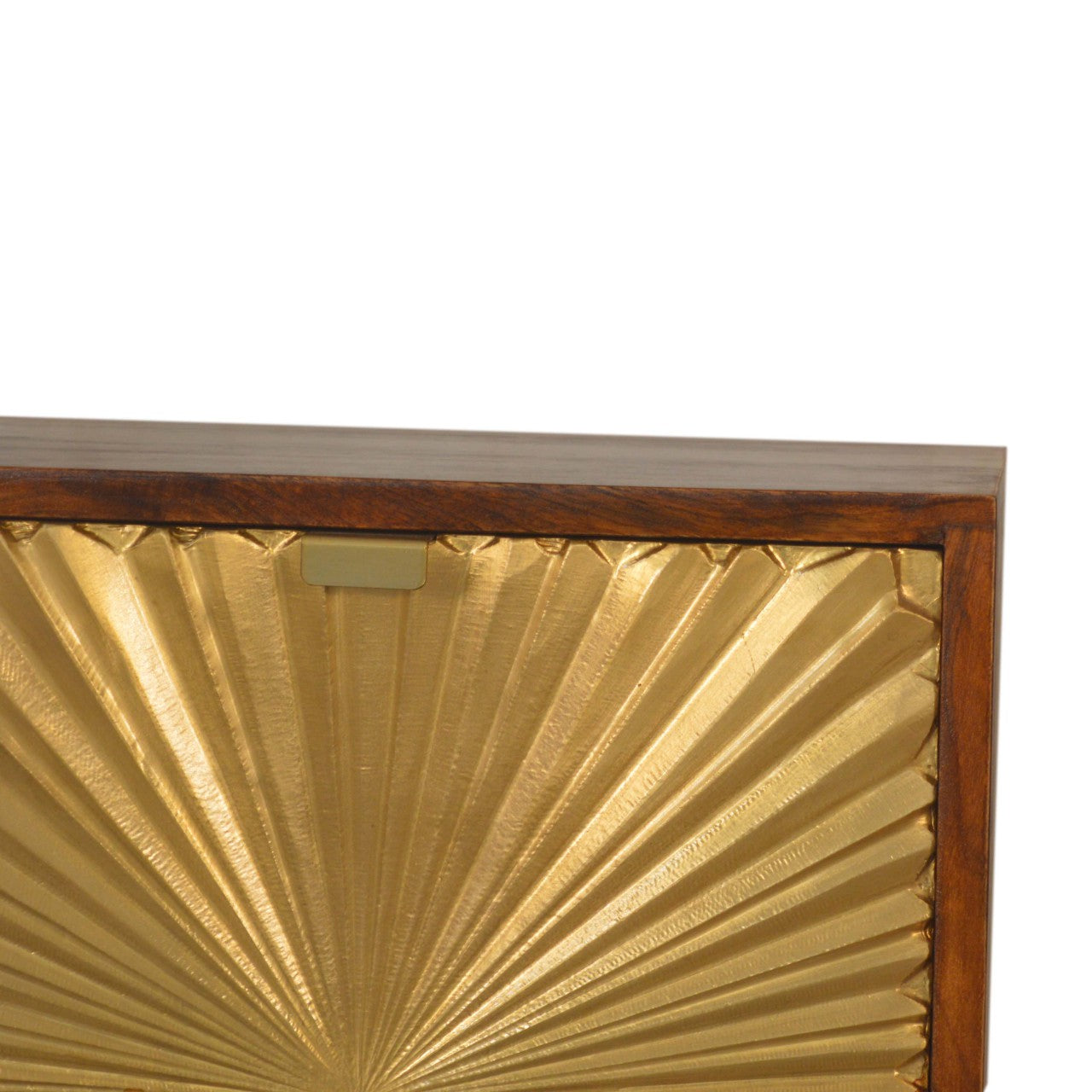 Gold-dust Bedside Cabinet - Wood Velvet