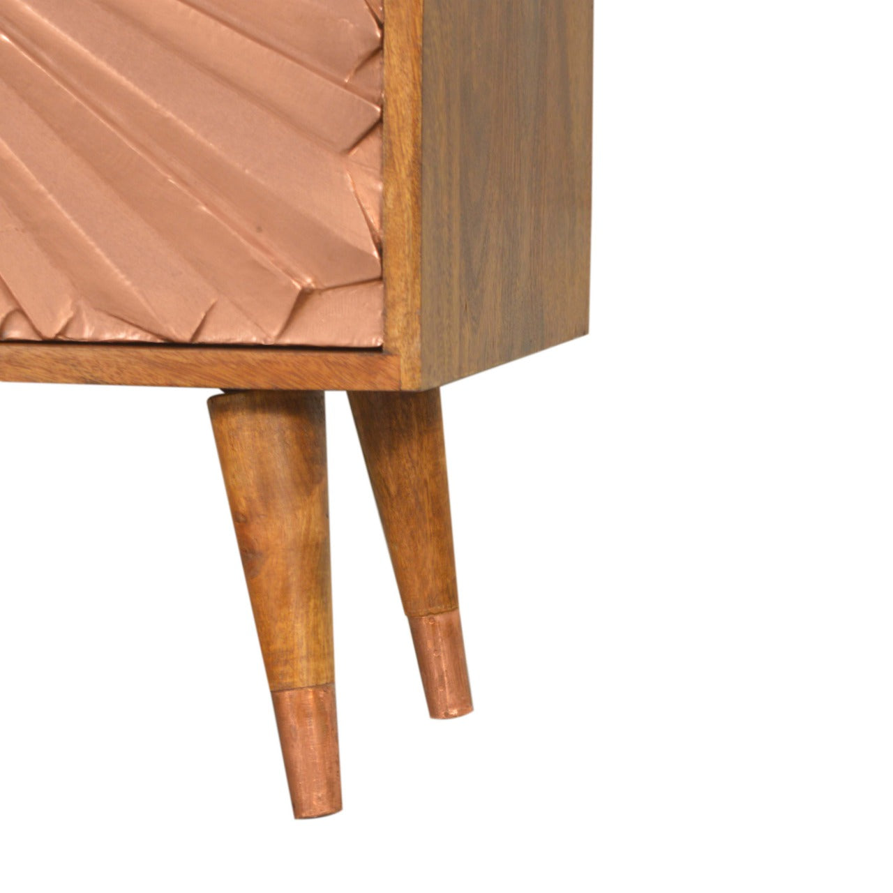 Copper-dust 3-Drawer Chest - Wood Velvet
