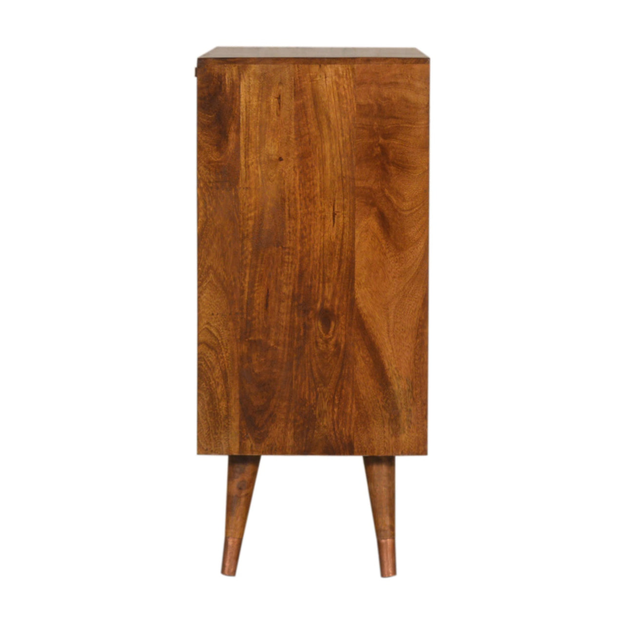Copper-dust 3-Drawer Chest - Wood Velvet