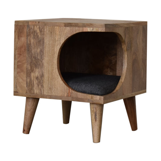 Nordic Cut-out Pet Bed - Wood Velvet