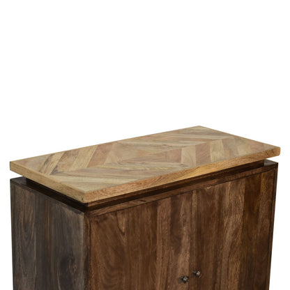 Platform Cabinet - Wood Velvet