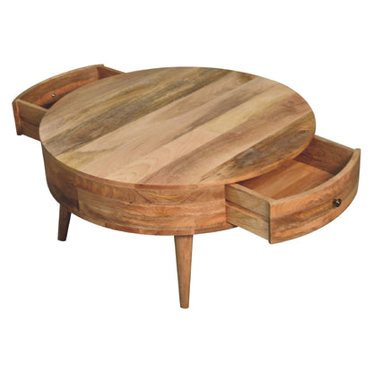 Odyssey Oak-ish Coffee Table - Wood Velvet