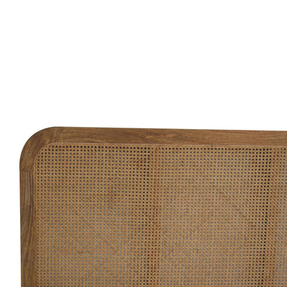 Crafted Elegance Rattan Solid Wood Bedframe | LAST ONE! | - Wood Velvet