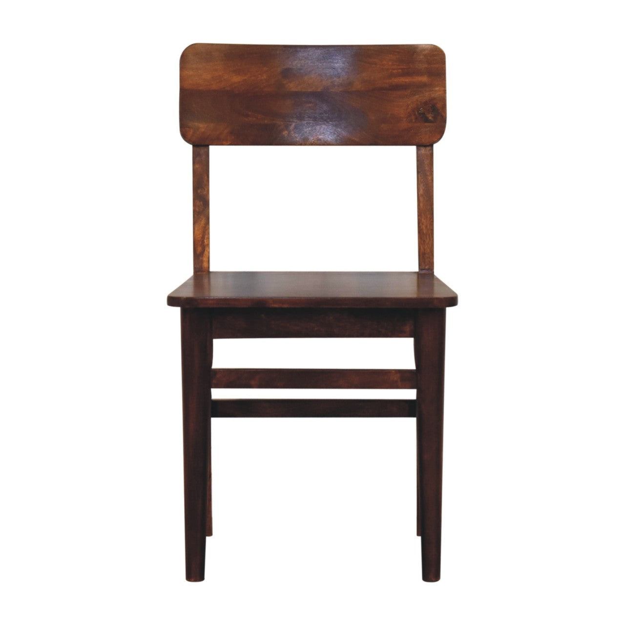 The Classic Chestnut Solid Wood Dining Chair | Artisan Crafted | Wood Velvet
