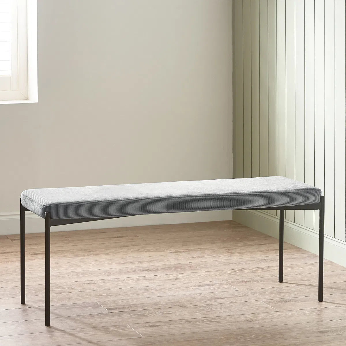 Julian Bowen Leonie Bench in Green or Grey