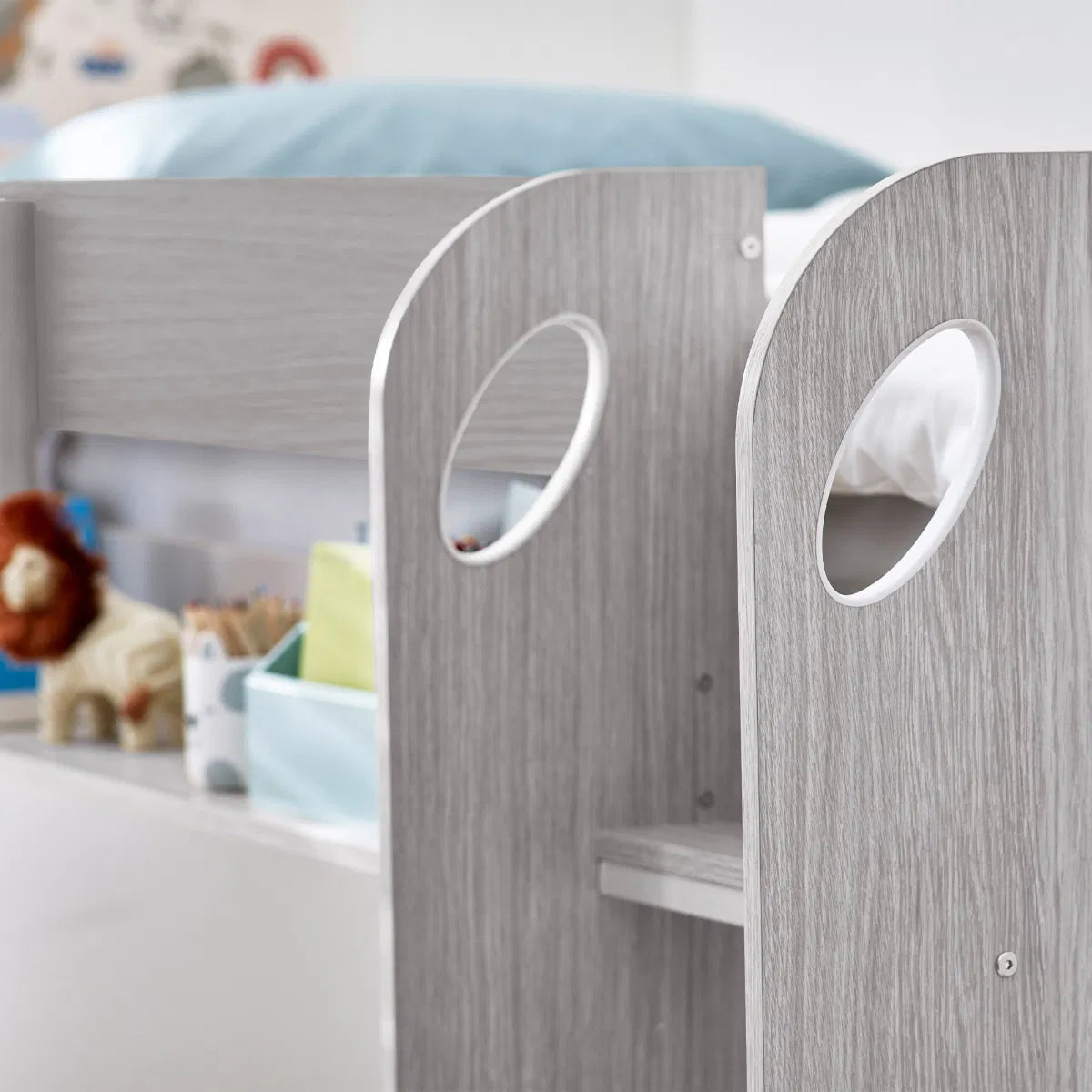 Julian Bowen Kids Dual Bunk Bed | Mars - Wood Velvet