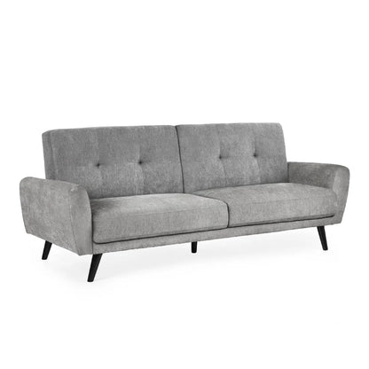 Compact Scandi Various Fabric Sofa Bed | Blue Dark Grey Light Grey | Monza Range | Julian Bowen