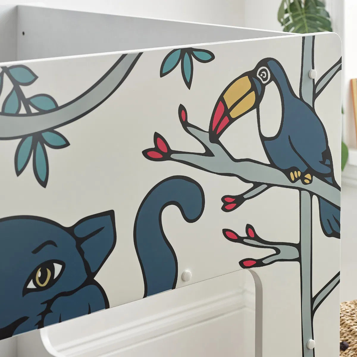 Julian Bowen 'Animal Safari' Kids Bunk Bed - Wood Velvet