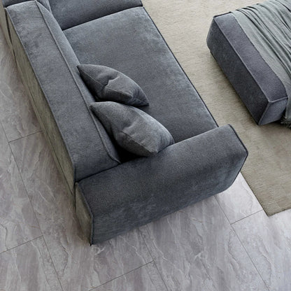 Dakota Sofa Range In Charcoal Boucle