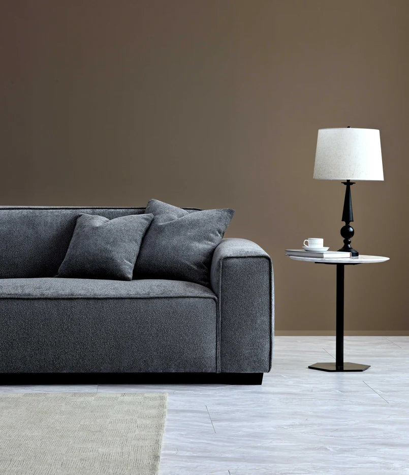 Dakota Sofa Range In Charcoal Boucle