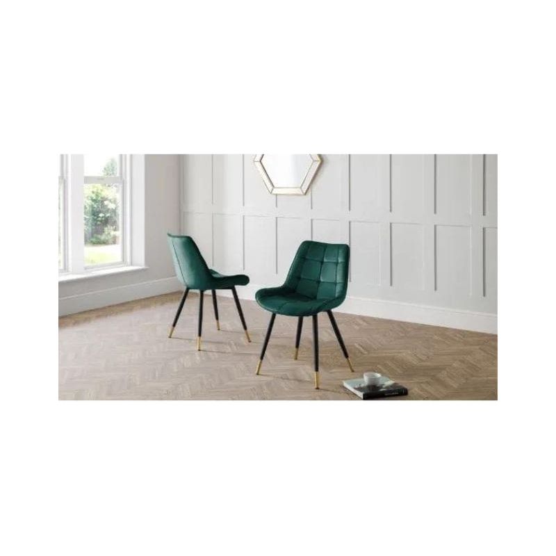 Hadid Velvet Dining Chair - Wood Velvet