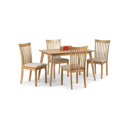 Ibsen Light Oak Dining Chair - Wood Velvet