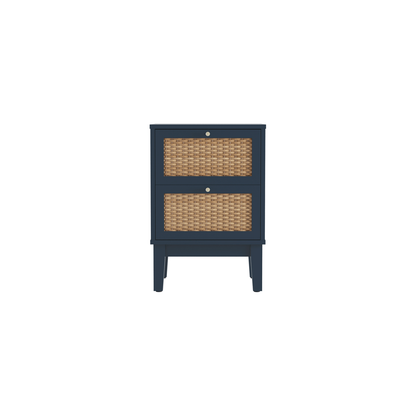 Bordeaux Oak Bedside Cabinet - Wood Velvet