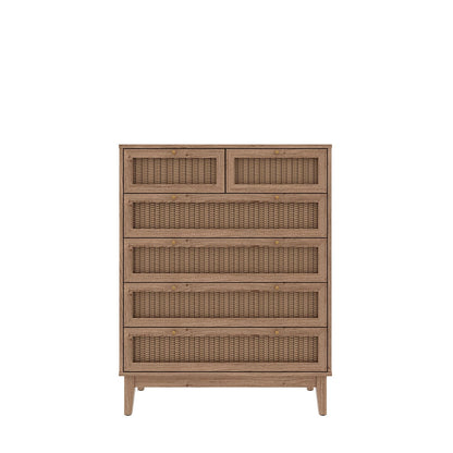 Bordeaux Oak Chest Of Drawers - Wood Velvet