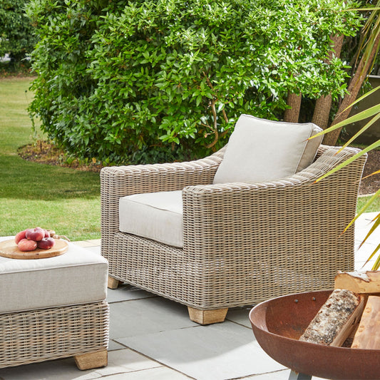 Capri Collection Outdoor Armchair (in soon) - Wood Velvet