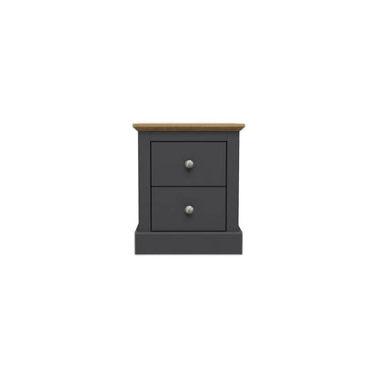 Devonshire Bedside Cabinet - Wood Velvet