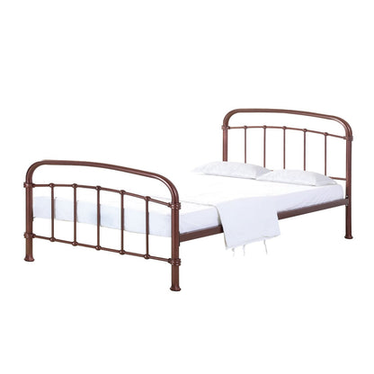 Helston Industrial Chic Bed Frame - Wood Velvet