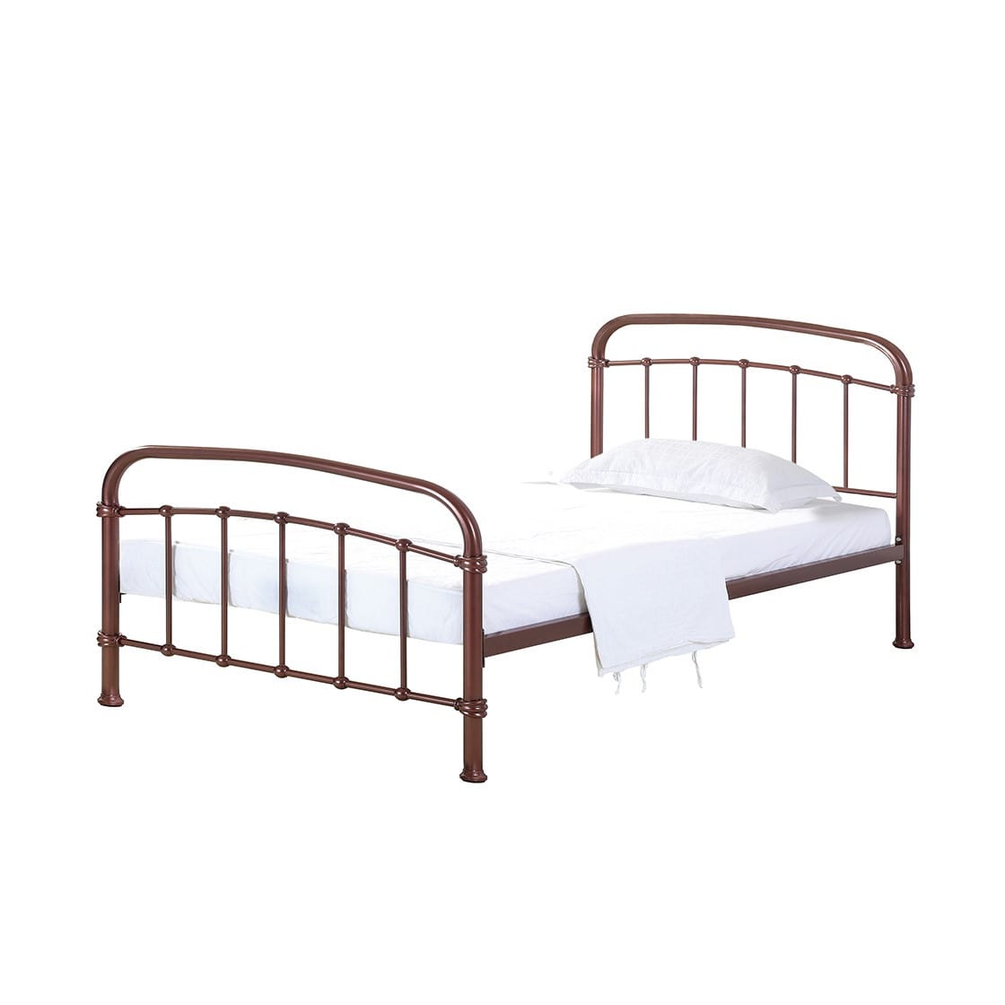 Helston Industrial Chic Bed Frame - Wood Velvet