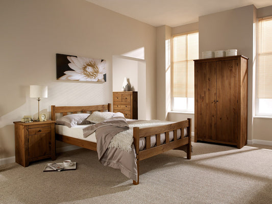 Havana Bed Frame Contemporary Pine