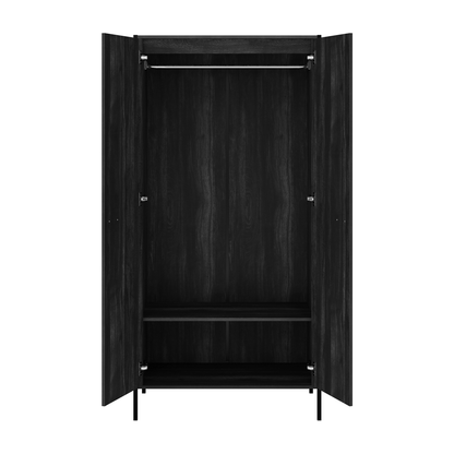 Hoxton 2 Door Wardrobe - Wood Velvet