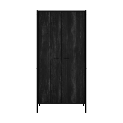 Hoxton 2 Door Wardrobe - Wood Velvet