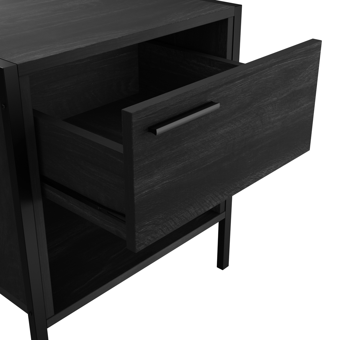 Hoxton Bedside Cabinet - Wood Velvet