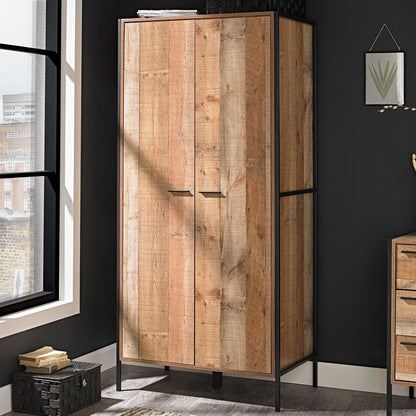 Hoxton 2 Door Wardrobe - Wood Velvet