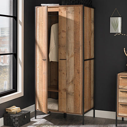 Hoxton 2 Door Wardrobe - Wood Velvet