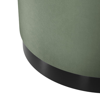 Lara Small Pouffe - Wood Velvet