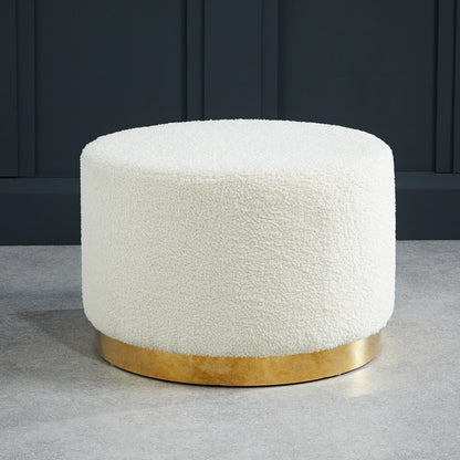 Lara Large Pouffe - Wood Velvet