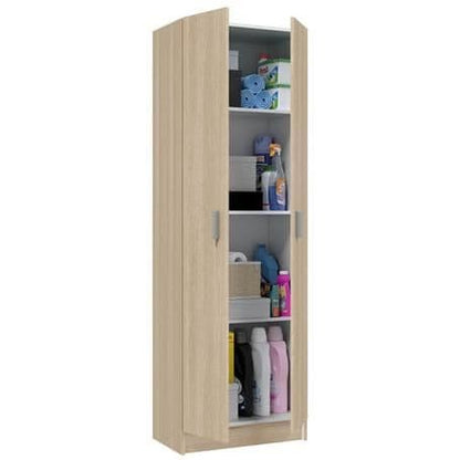 Multi Purpose Oak Wide Storage Cupboard - Wood Velvet