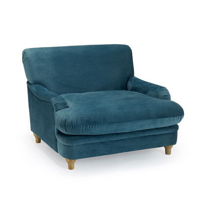 Plumpton Chic Chair - Wood Velvet