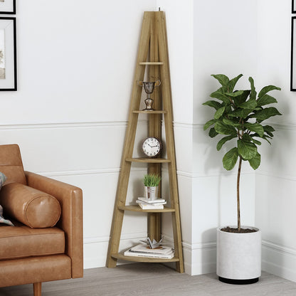 Tiva Ladder Corner Shelving