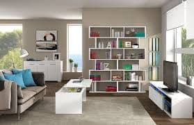 Zing White Gloss Bookcase - Wood Velvet