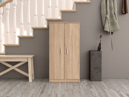 Zuldy Oak Effect Shoe Cabinet - Wood Velvet