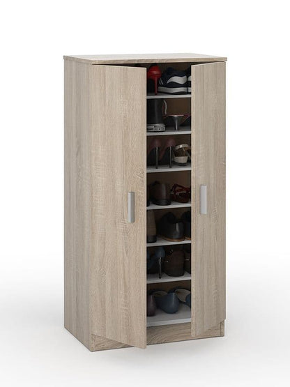 Zuldy Oak Effect Shoe Cabinet - Wood Velvet